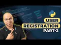 Django tutorials User Registration - 2