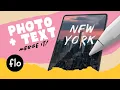 Super Easy Photo Text Effect in PROCREATE for Beginners
