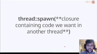 Rust Concurrency Threads Channels - CS196 SP20