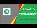 Absolute Permutation Hackerrank Solution
