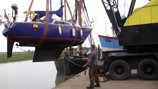 Just About Sailing May 7 2017 – The Journey pt 13, Finale, Dover to Ramsgate and then lift out