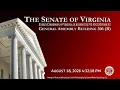 Senate of Virginia Energy Commission of Virginia Subcommittee State Oversight on 2026-08-18