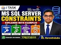 SQL Server Constraints Interview Questions Answers Primary Key Foreign Key Check Default