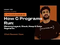 How C Programs Run Memory Layout Stack Heap Data Segments C Programming Lesson 111