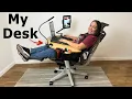 Never Work Uncomfortable Again - DIY Recliner Portable Desk Flexible Remote Workstation