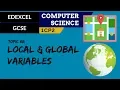 87 EDEXCEL GCSE 1CP2 Local and global variables