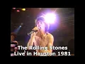 The Rolling Stones - Live in Houston 1981 - Definitive edition, from Mark Pines archives