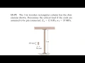 Topic 6 Example Euler s Buckling of Column