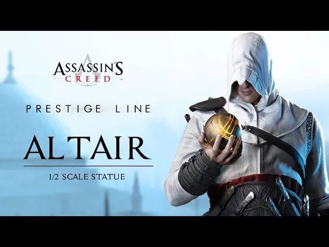 The PureArts Prestige Line – Assassin’s Creed Altair Ibn-La'Ahad 1/2 Scale Statue!