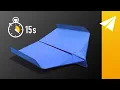 How to Make a Competition Winning Glider Paper Airplane Bosklapper Lock by Jef Pauwels