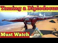 Ark Survival Evolved 2 0 - Taming a Diplodocus with Ajulberry and mejoberry Part 2