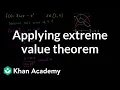 Finding absolute extrema on a closed interval AP Calculus AB Khan Academy
