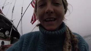 Episode 256 – Trip to Maine Day 25  Part 1 Serrafyn Lin and Larry Pardey