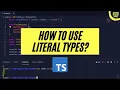 TypeScript Literal Types Explained