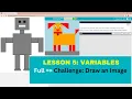 Code org Lesson 5 variables Code org free play Lesson 5 variables free play