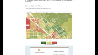 Jose Mier Looks at Sun Valley CA Crime Map