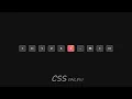 Responsive Glassmorphism Pagination HTML CSS