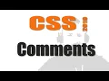 Modern CSS Course CSS Tutorial For Beginners CSS Comments