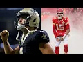 Derek Carr Takes on Patrick Mahomes Saints vs Chiefs Off the Bench Saints Reaction