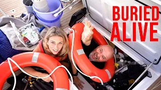 BURIED ALIVE! Will BOAT WORK Keep Us From SAILING AROUND THE WORLD?? | Harbors Unknown EP. 56