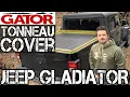 Gator ETX Tri Fold Tonneau Cover Unbox Install on Jeep Gladiator No Tools Installs in 10 Minutes