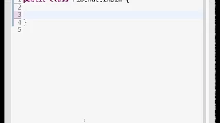 Java Recursion Fibonacci Series coding