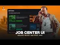 FREE Job Center UI FiveM Script ESX