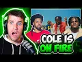 THE GOAT OF FEATURES! | Rapper Reacts to Tee Grizzley \u0026 J. Cole - Blow For Blow (FIRST REACTION)
