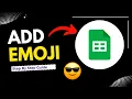 how to place an emoji inside a google sheets cell Full Guide