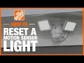 How to Reset a Motion Sensor Light Lighting and Ceiling Fans The Home Depot