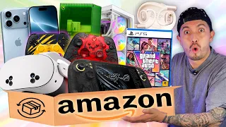 COMPRÉ LA CAJA GAMER MISTERIOSA MAS COSTOSA DE AMAZON DEVOLUCIONES.... IPHONE 18?