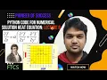 Python Code for FTCS Heat Equation Solver