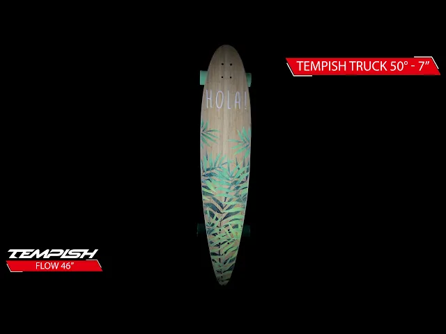 Longboard Carving TEMPISH FLOW 46" Bambus/Arțar Rus Rocker Concave