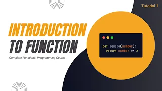 Introduction to Functions Complete Functional Programming Course in Python Tutorial 1