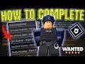 How to Complete the Police Career Level 5 in Wanted