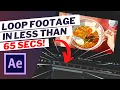 How To Loop Your Clip In After Effects QUICKLY Super Easy Tutorial