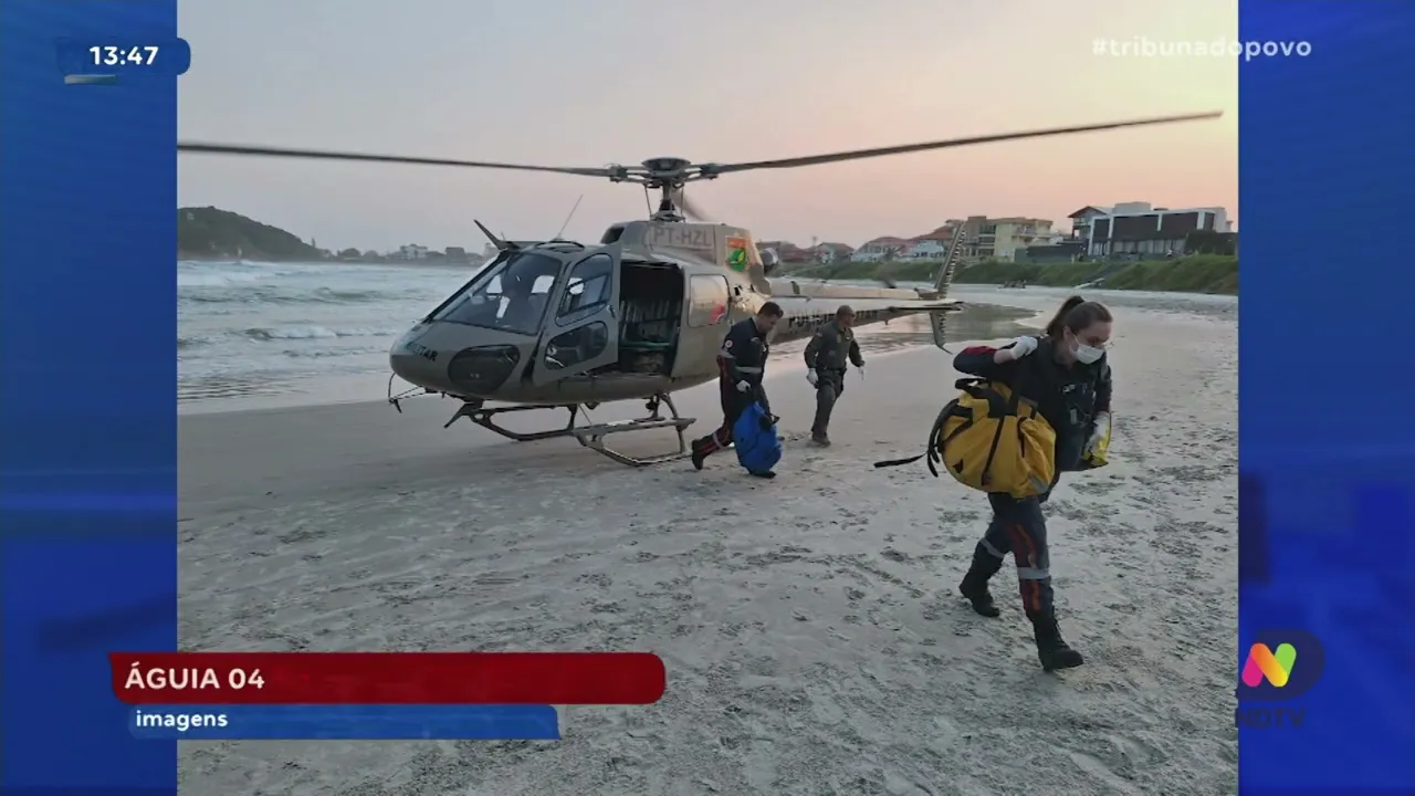 Acidente na Prainha: homem em estado grave após queda do costão