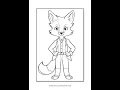 Fox Color Vol 6 Fox at Work - Bring Your Imagination to Life