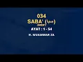 Download Lagu Murottal Merdu Muammar ZA 034 : Surat Saba'