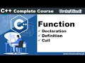 Function Declaration Function Definition Function Call In C