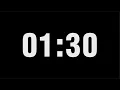 1 Minute 30 Second Timer Countdown 1 30