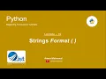 Python String Format Python from scratch urdu daily python BS python IST python pakistan