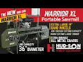 Warrior XL Portable Sawmill Affordable 36 Log Capacity Built in USA