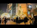 Download Lagu Evening Walk Christmas Lights Cheonggyecheon Stream and Myeongdong in Seoul Korea Tour 4K HDR