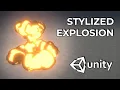 Stylized Explosion VFX in Unity Engine