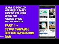 How To make a Beautiful WordPress website based Android App Part 1 - Bottom Navigation Bar Setup