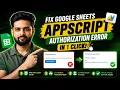 Google Sheets Apps Script Authorization Error How to Fix Apps Script Authorization TechLoons