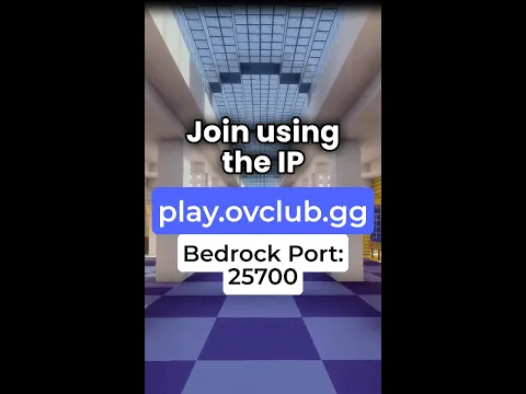 Minecraft server video for OVClub | Java & Bedrock
