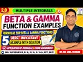 BETA GAMMA FUNCTION IMPORTANT QUESTIONS BETA AND GAMMA FUNCTION EXAMPLES ENGINEERING MATHEMATICS