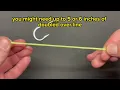 How to tie the Palomar Knot (and when NOT to use it!)